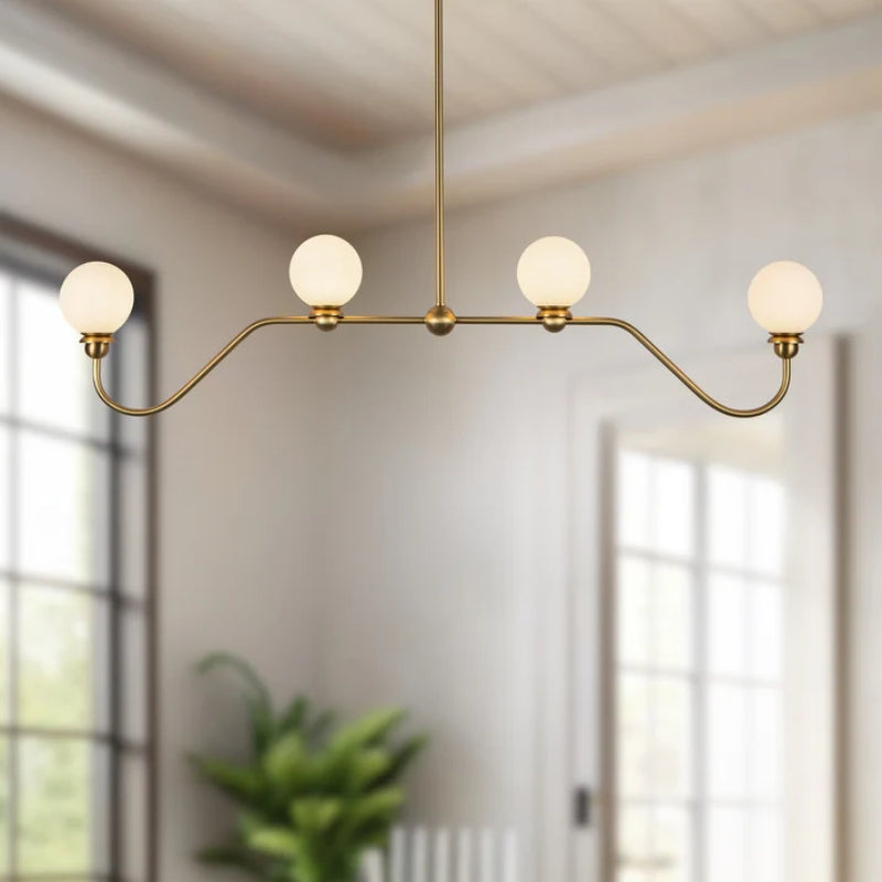 Alora Mood LP408148 Beckett 4-lt 49" Pendant-Brushed Gold