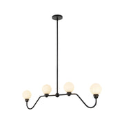 Alora Mood LP408148 Beckett 4-lt 49" Pendant-Matte Black