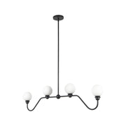 Alora Mood LP408148 Beckett 4-lt 49" Pendant-Matte Black