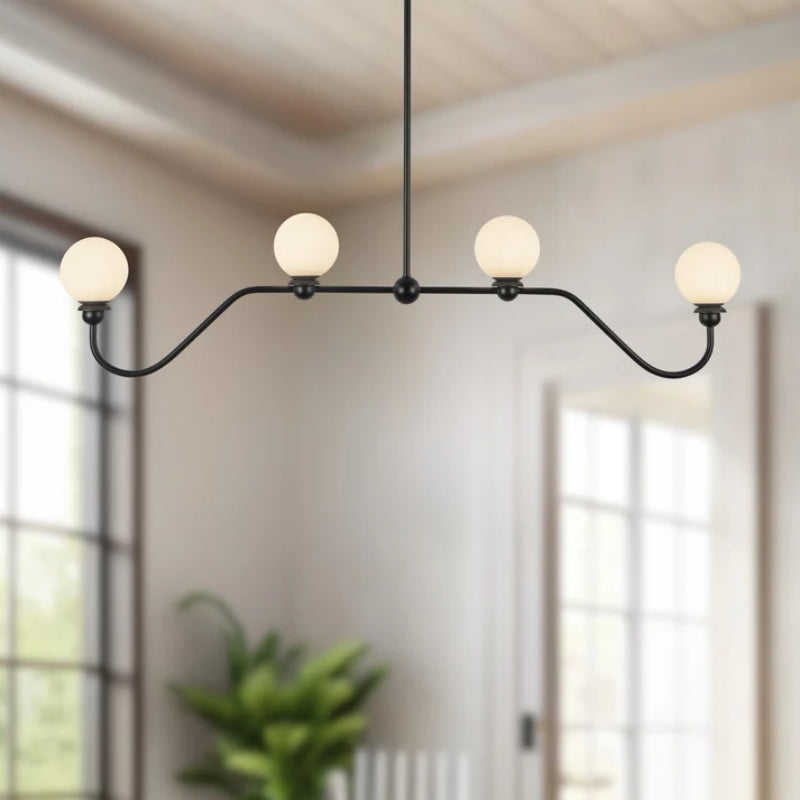 Alora Mood LP408148 Beckett 4-lt 49" Pendant-Matte Black