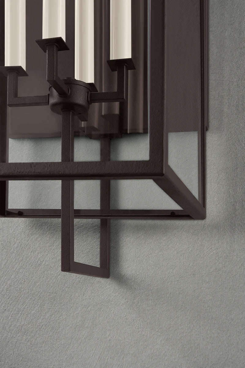 Troy B6340 Beckham 4-lt 40" Tall Outdoor Wall Sconce - Textured Bronze