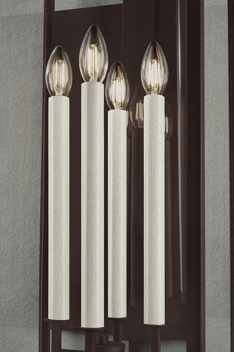 Troy B6340 Beckham 4-lt 40" Tall Outdoor Wall Sconce - Textured Bronze