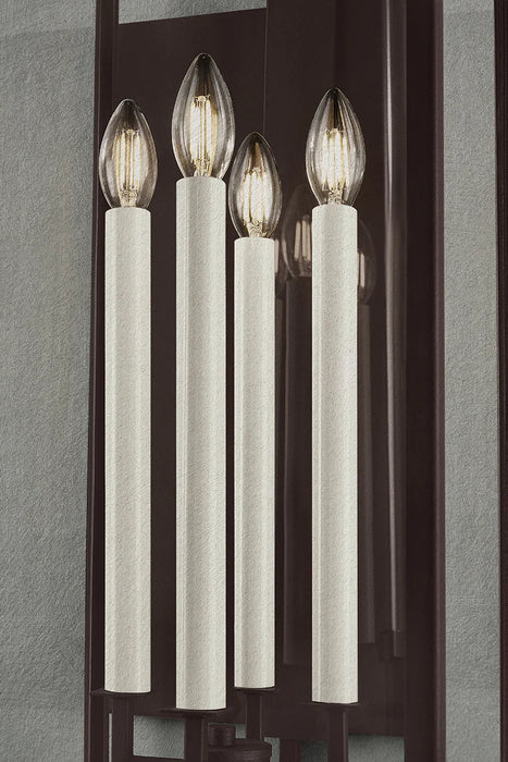 Troy B6340 Beckham 4-lt 40" Tall Outdoor Wall Sconce - Textured Bronze