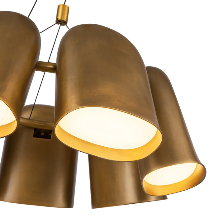 Kuzco CH21120 Bell 7-lt 19" LED Chandelier