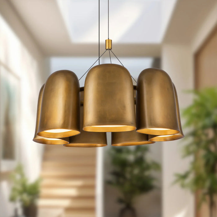 Kuzco CH21120 Bell 7-lt 19" LED Chandelier