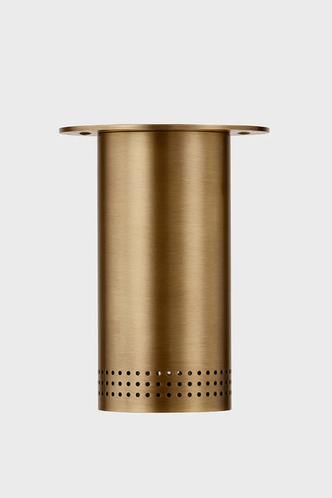 Troy C1505 Berg 1-lt 5" Flush Mount - Patina Brass