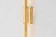 Hudson Valley 1027 Bernard 1-lt 27" Tall LED Wall Sconce - Aged Brass