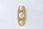 Corbett 472-03 Bezel 3-lt 18" Tall LED Wall Sconce