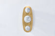 Corbett 472-03 Bezel 3-lt 18" Tall LED Wall Sconce