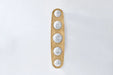 Corbett 472-05 Bezel 5-lt 31" Tall LED Wall Sconce
