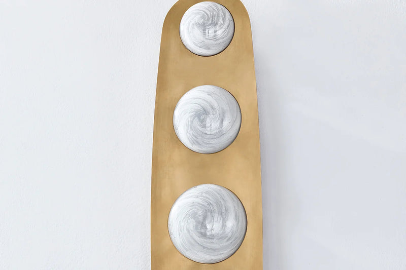 Corbett 472-05 Bezel 5-lt 31" Tall LED Wall Sconce