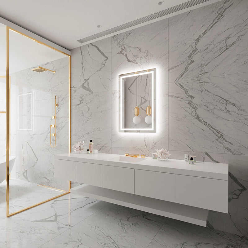 Paris Mirror Backlit Harmony 24" x 36" LED Lighted Mirror, 3CCT ...