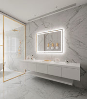 Paris Mirror Backlit Harmony 48" x 35" LED Lighted Mirror, 3CCT Selectable