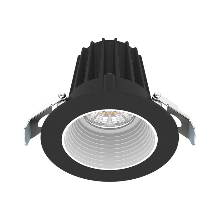 Lotus JXL-COB02-R09W 2" 9W LED Round Economy Recessed Downlight, 5CCT Selectable - Baffle White/Black