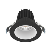 Lotus JXL-COB02-R09W 2" 9W LED Round Economy Recessed Downlight, 5CCT Selectable - Smooth White/Black