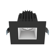 Lotus JXL-COB02-S09W 2" 9W LED Square Economy Recessed Downlight, 5CCT Selectable - Baffle White/Black