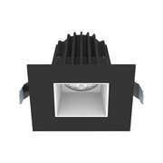 Lotus JXL-COB02-S09W 2" 9W LED Square Economy Recessed Downlight, 5CCT Selectable - Smooth White/Black