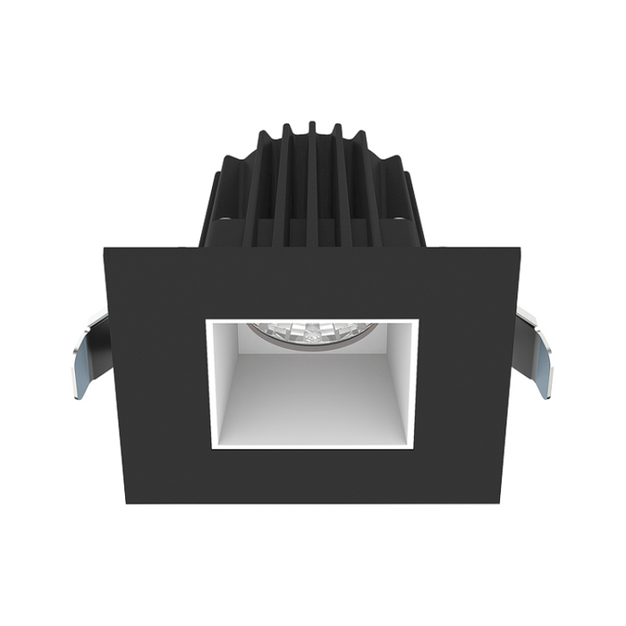 Lotus JXL-COB02-S09W 2" 9W LED Square Economy Recessed Downlight, 5CCT Selectable - Smooth White/Black