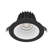 Lotus JXL-COB04-R15W 4" 15W LED Round Economy Recessed Downlight, 5CCT Selectable - Baffle White/Black
