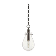 Hudson Valley BKO101 Ivy 1-lt 8" Pendant-Old Bronze
