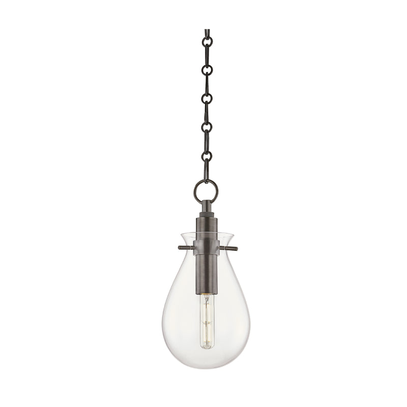 Hudson Valley BKO101 Ivy 1-lt 8" Pendant-Old Bronze