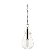 Hudson Valley BKO101 Ivy 1-lt 8" Pendant-Polished Nickel