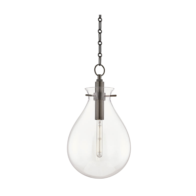 Hudson Valley BKO102 Ivy 1-lt 13" Pendant-Old Bronze