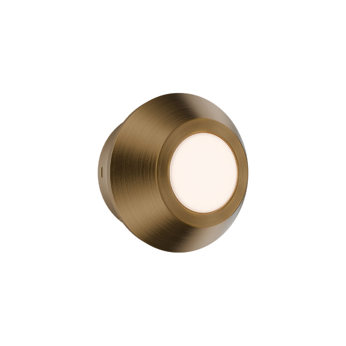 dweLED BL-13505 Flipside 1-lt 5" LED Task Light - Aged Brass