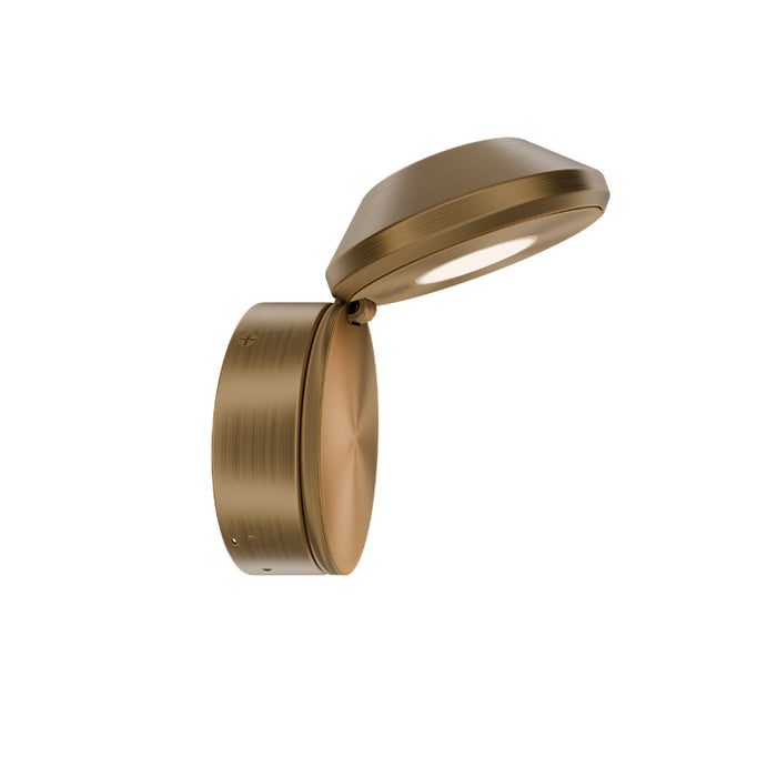 dweLED BL-13505 Flipside 1-lt 5" LED Task Light - Aged Brass