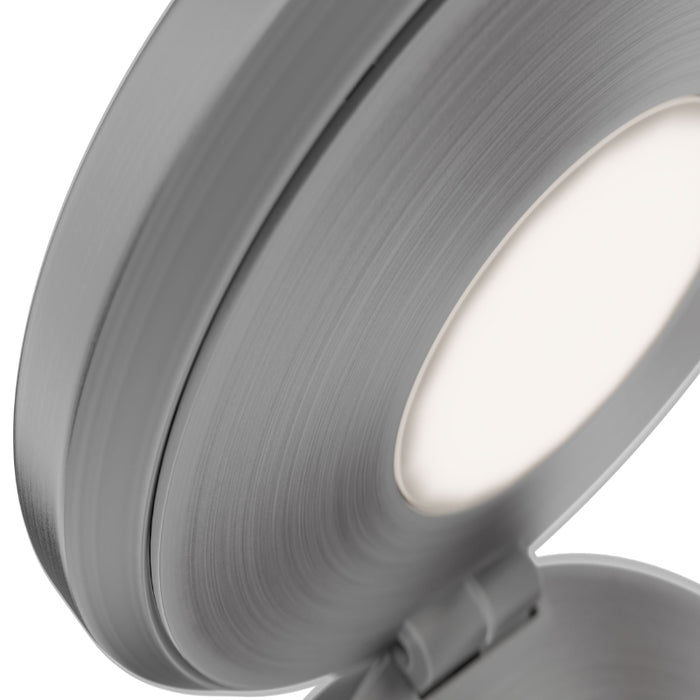 dweLED BL-13505 Flipside 1-lt 5" LED Task Light - Brushed Nickel