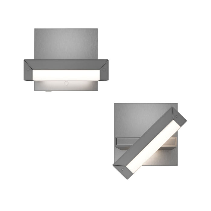 dweLED BL-19506 Mantel 1-lt 6" LED Task Light, CCT Selectable - Brushed Nickel