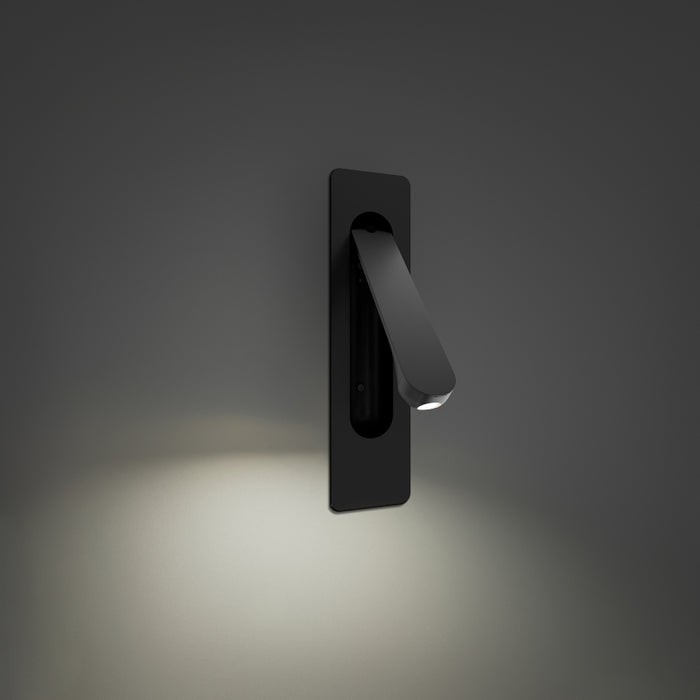 Modern Forms BL-19510 Line Up 1-lt 10" Tall LED Wall Sconce - Black