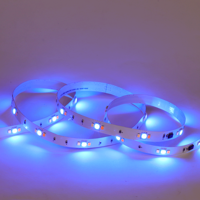 Lotus LBL-5050-2835 RGBTW 33-ft SPI Controlled LED Strip Light, 1.5W/ft., 24V, IP20 Rated