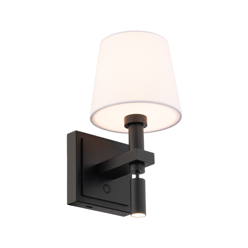 dweLED BL110610 Chloe 1-lt 11" Tall LED Task Light - Black