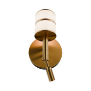 dweLED BL117609 Veer 2-lt 9" Tall LED Task Light, 4CCT - Aged Brass