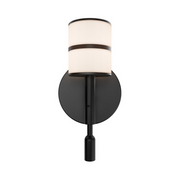 dweLED BL117609 Veer 2-lt 9" Tall LED Task Light, 4CCT - Black