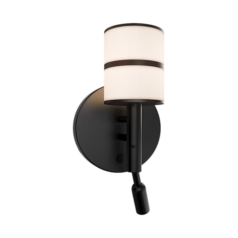 dweLED BL117609 Veer 2-lt 9" Tall LED Task Light, 4CCT - Black