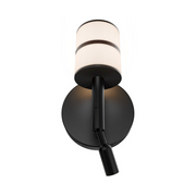 dweLED BL117609 Veer 2-lt 9" Tall LED Task Light, 4CCT - Black