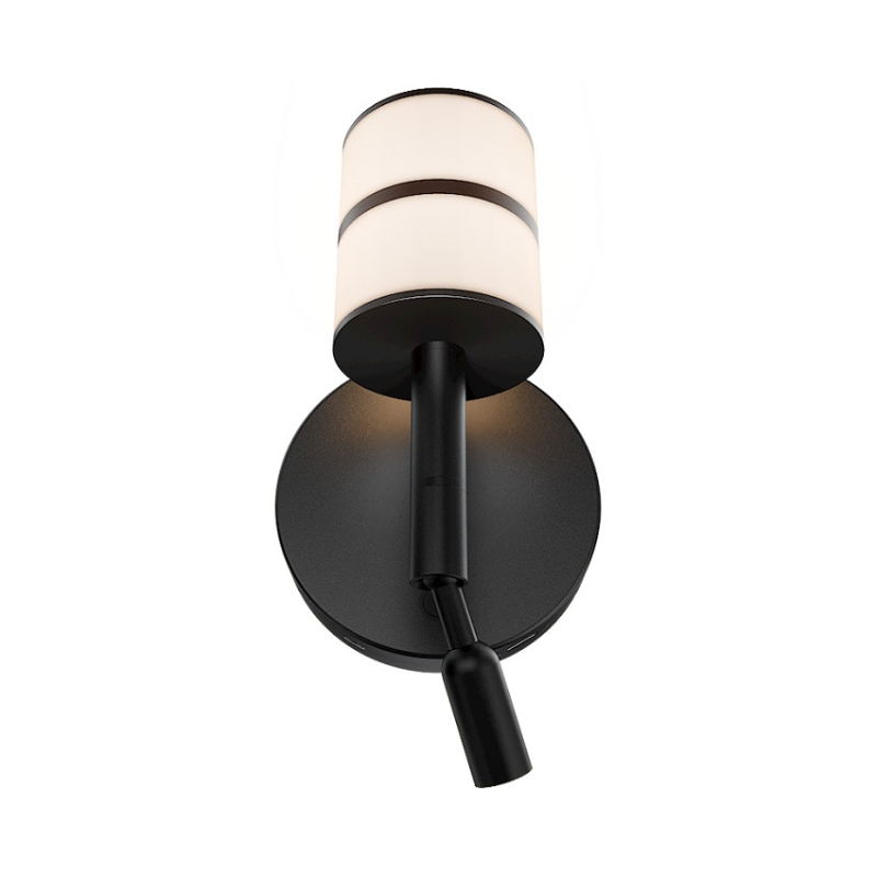 dweLED BL117609 Veer 2-lt 9" Tall LED Task Light, 4CCT - Black