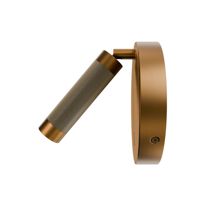 dweLED BL121606 Erle 1-lt 5" Tall LED Task Light, 4CCT - Aged Brass