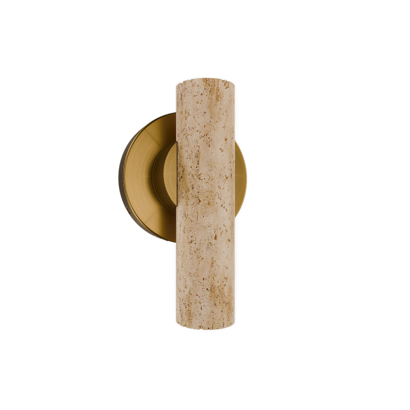 Modern Forms BL234608 Holden 1-lt 8" Tall LED Picture Light - Beige Travertine/Aged Brass