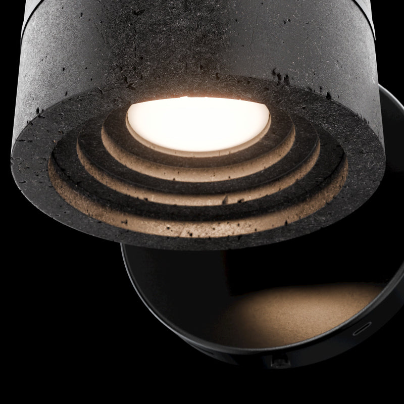 Modern Forms BL248606 Sorin 1-lt 5" LED Picture Light - Basalt Stone/Black