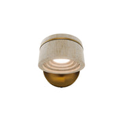 Modern Forms BL248606 Sorin 1-lt 5" LED Picture Light - Beige Travertine/Aged Brass