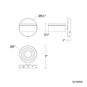 Modern Forms BL248606 Sorin 1-lt 5" LED Picture Light