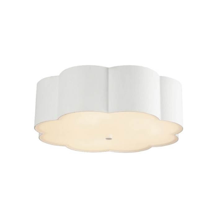 Alora Mood FM603314 Blossom 3-lt 14" Flush Mount - Antique White
