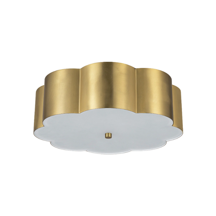 Alora Mood FM603314 Blossom 3-lt 14" Flush Mount - Brushed Gold
