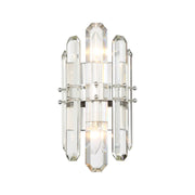 Crystorama BOL-8882 Bolton 2-lt 14" Wall Sconce - Polished Nickel