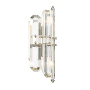 Crystorama BOL-8882 Bolton 2-lt 14" Wall Sconce - Polished Nickel