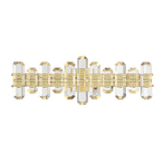 Crystorama BOL-8883 Bolton 3-lt 25" Bathroom Vanity Light - Aged Brass