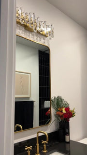 Crystorama BOL-8883 Bolton 3-lt 25" Bathroom Vanity Light